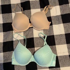 victoria secret pink wear everywhere push-up bras